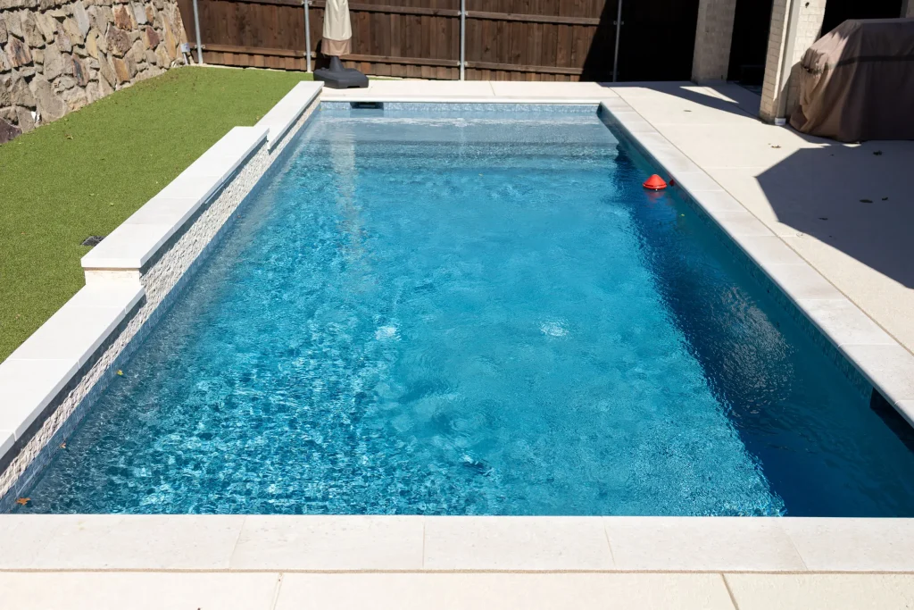 Mckinney TX Pool with Sun Deck and Turf